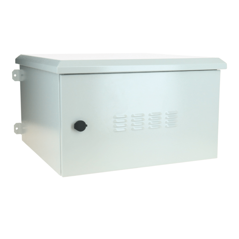 Armário de parede exterior 6U IP55 - 600x600x368mm (LxPxA)