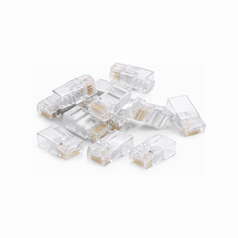 Conector DANICOM UTP CAT6a RJ45 - para cabo flexível - 10 unidades