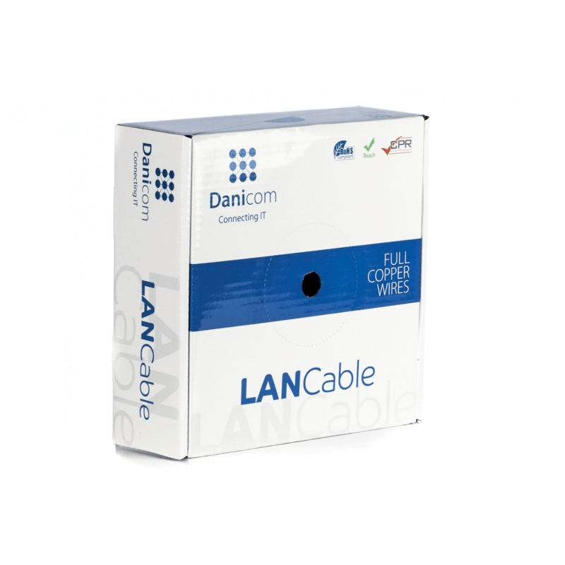 Cabo DANICOM CAT6 FTP 50m em rolo rígido - LSZH (Dca)