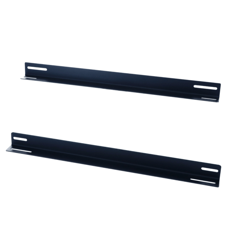 Conjunto de 2 perfis em L adequados para armários de servidores com 1200 mm de profundidade.