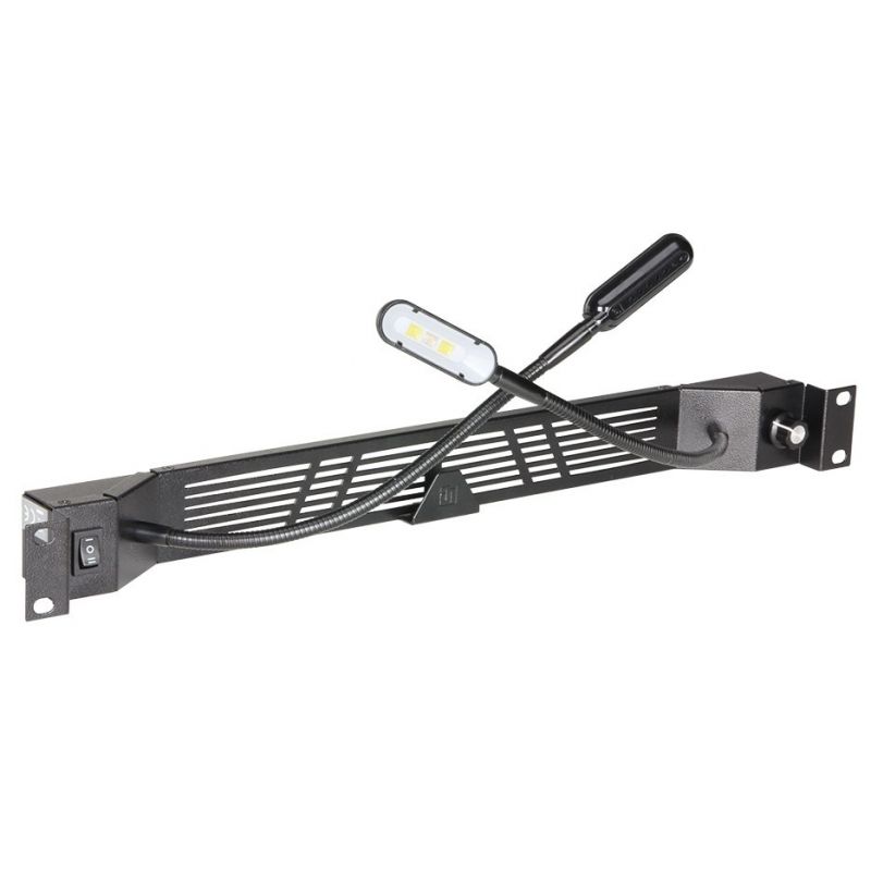 Iluminação LED flexível de 19 polegadas com regulador de intensidade - branco/azul