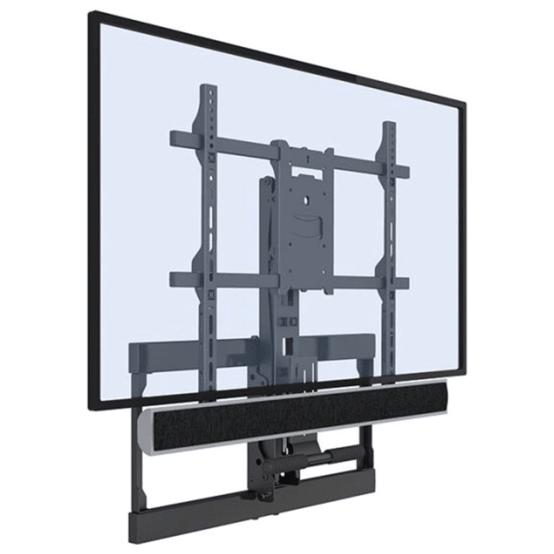 Eaglemounts - EM-MF800 - Suporte de parede vertical ajustável para televisores/monitores de ecrã plano de 55" a 85" com um peso máximo de 60 kg (resistente).