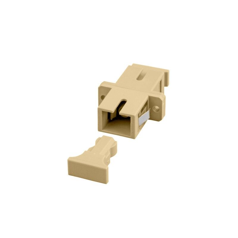 Acoplamento multimodo SC-SC simplex bege