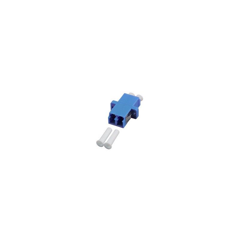 Acoplamento monomodo LC-LC duplex azul