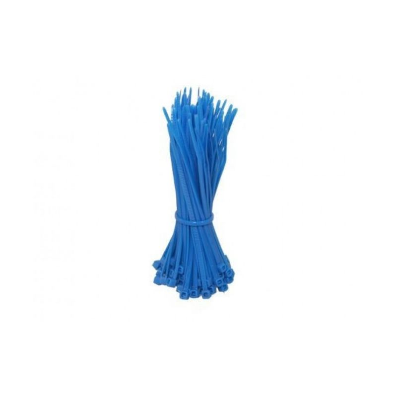 Abraçadeiras em nylon azuis de 280 mm - 100 unidades