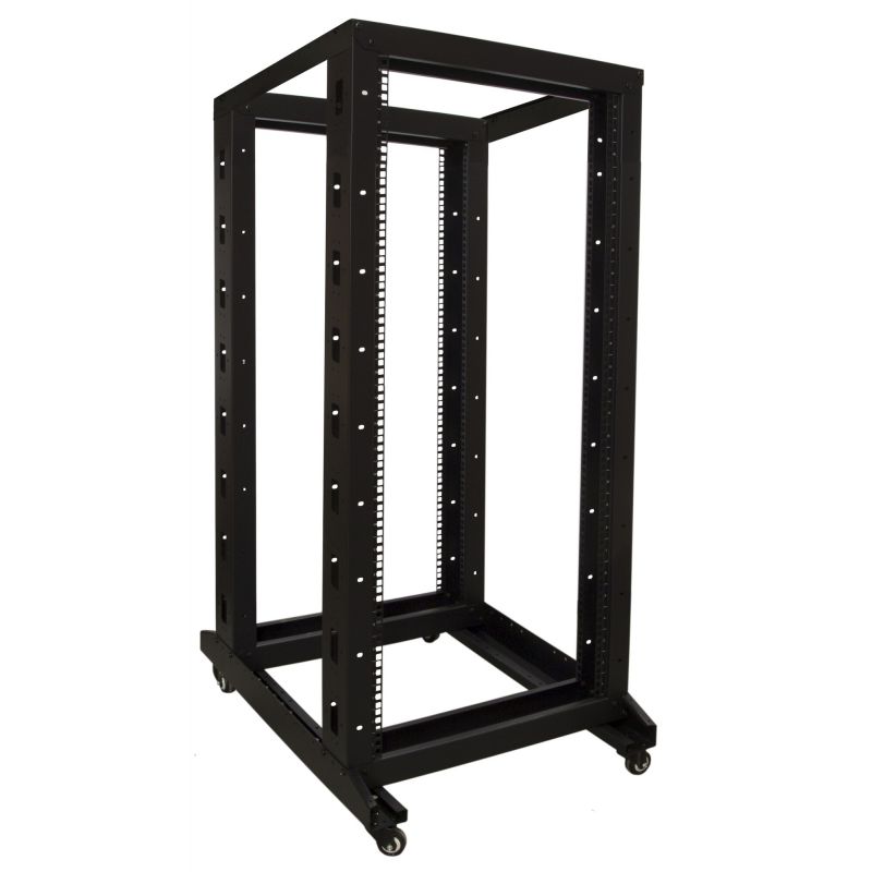 Rack de relés 27U sobre rodas 600x800x1400mm (LxPxA)