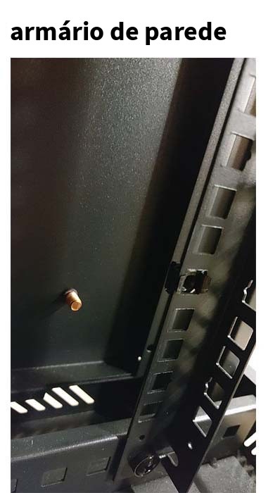Instale prateleiras de armários de parede